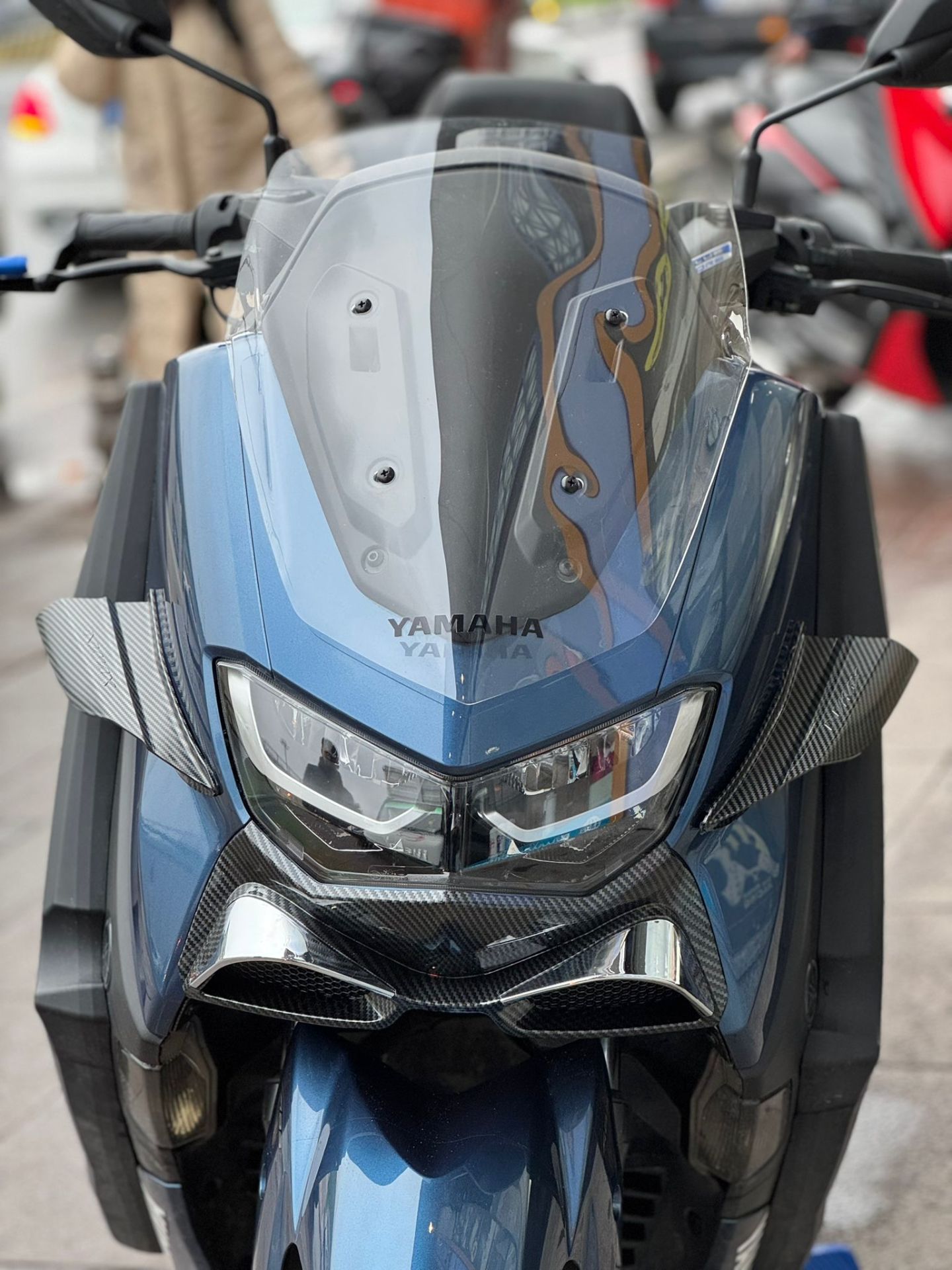 Nmax 125-155 2021-24 Orijinal Model Spor Şeffaf Ön Cam