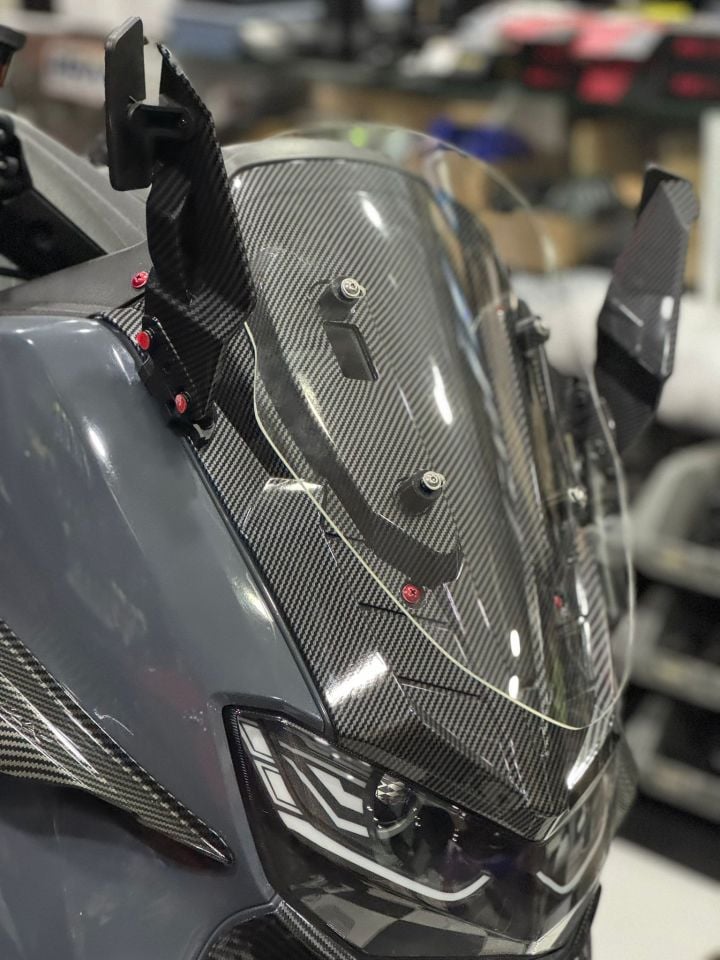 Nmax 2021\24 Endonazya Model Şeffaf Kısa Sport Cam