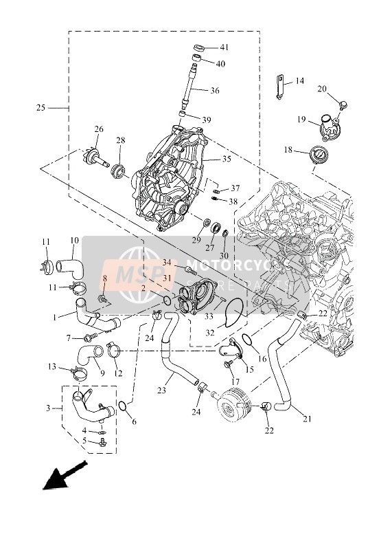 Yamaha R25 Keçe 931021580100