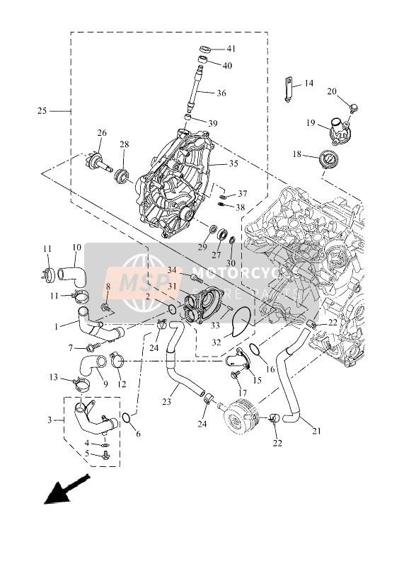 Yamaha R25 Keçe 931021580100