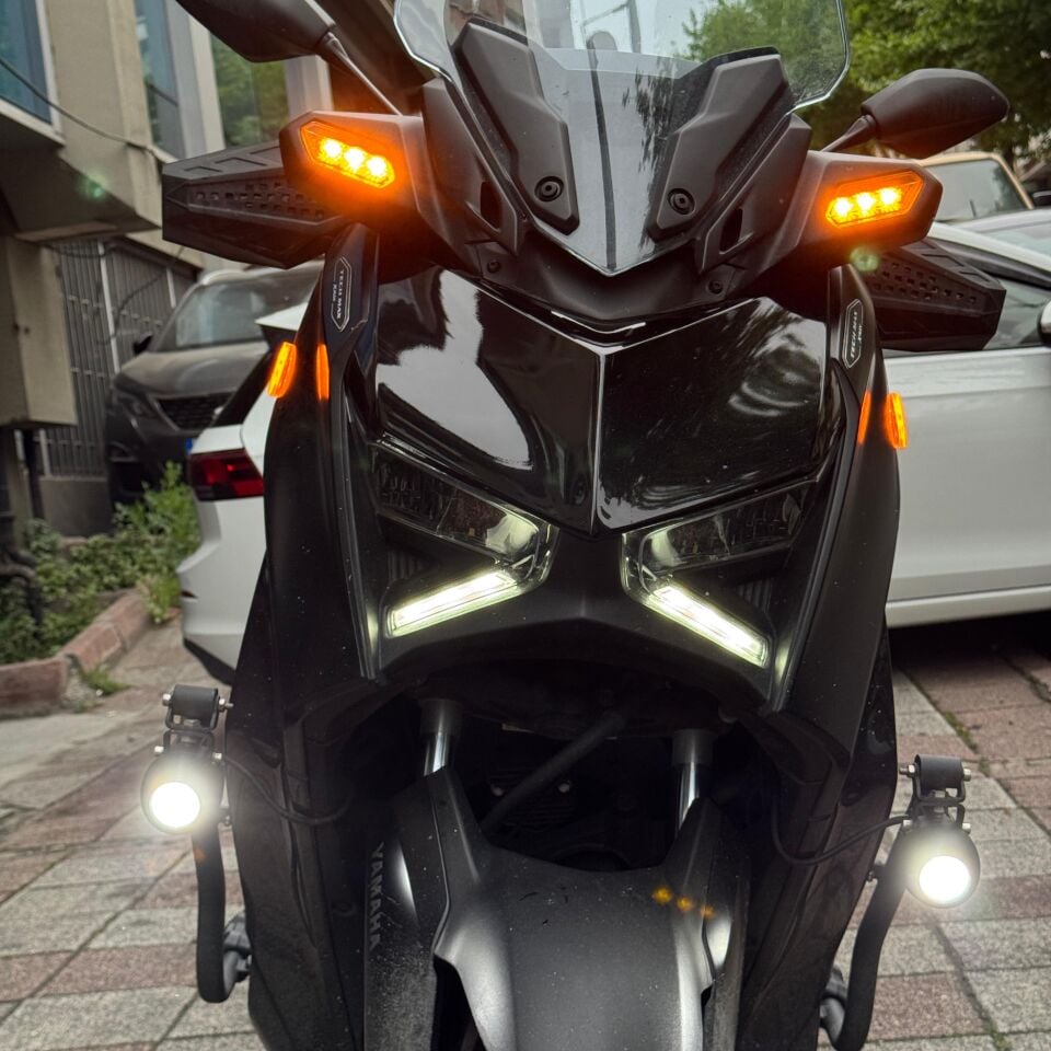 Nmax Xmax Tmax  Mt-25 MT-07 R25 Grubu Depo Ledli Logo  Seti