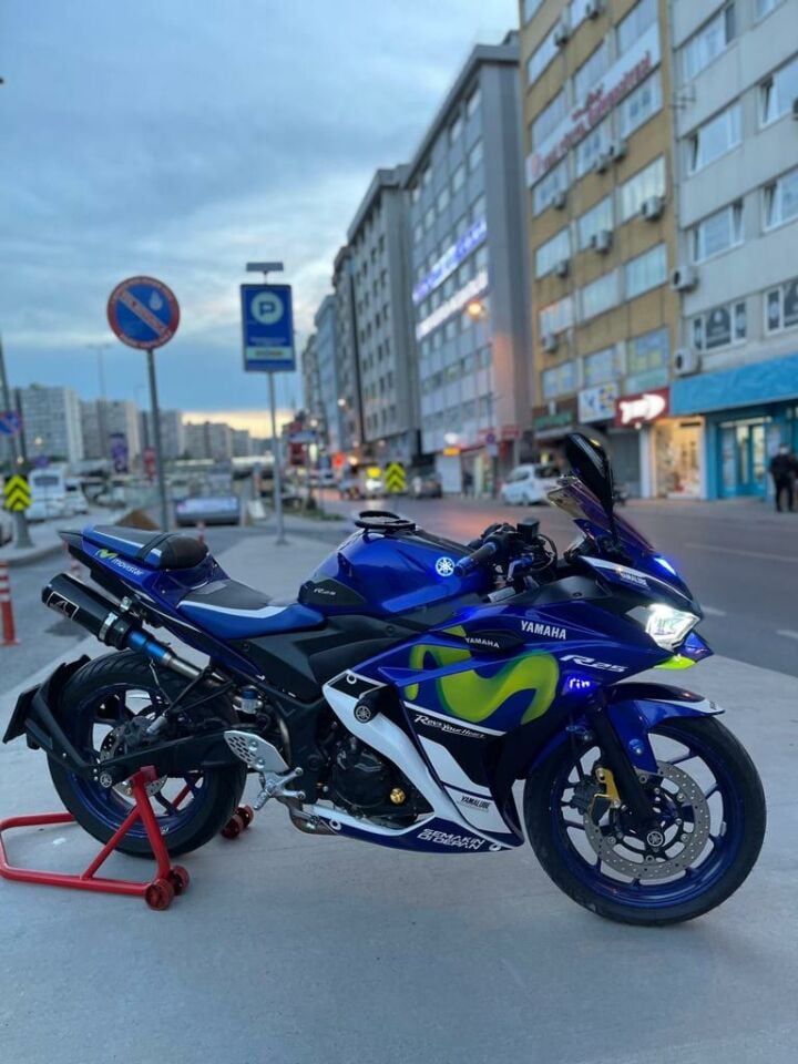 Nmax Xmax Tmax  Mt-25 MT-07 R25 Grubu Depo Ledli Logo  Seti