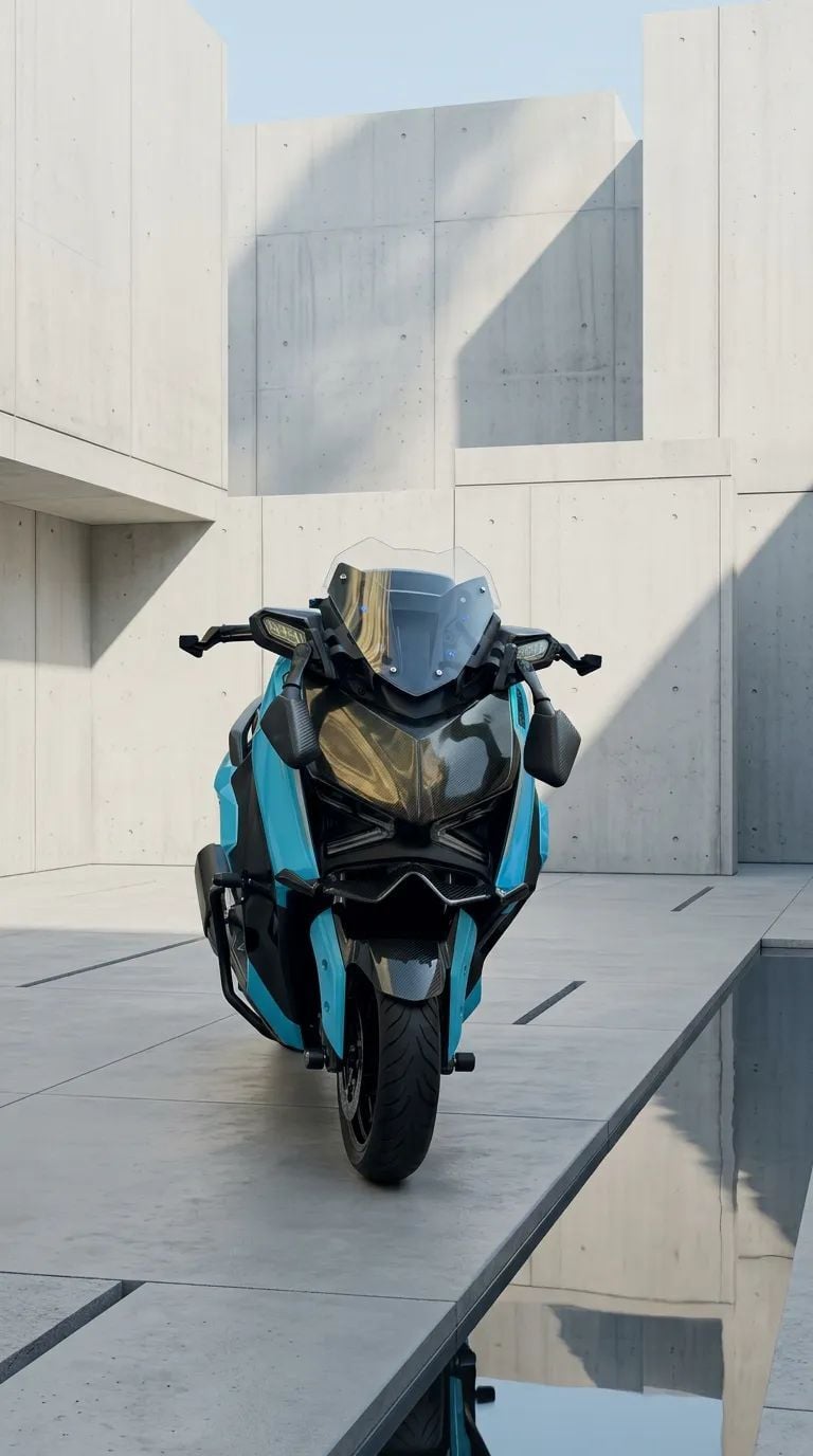 Xmax Tech-Max 2024 R25  6. Model Karbon  Kısa Şeffaf  Ayna Cam Seti