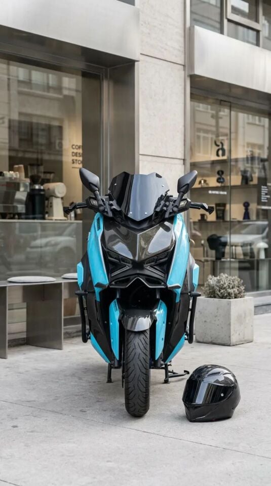 Xmax Tech-Max 2024 R25  6. Model Karbon  Kısa Şeffaf  Ayna Cam Seti