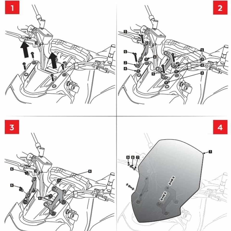 Yamaha Mt-07 2018-2020 Puig Tasarım Ön Cam