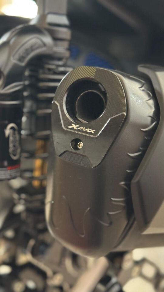 Xmax 250-300 2018-24 Egzoz Uç Ve Dekor Metal Kapak Seti