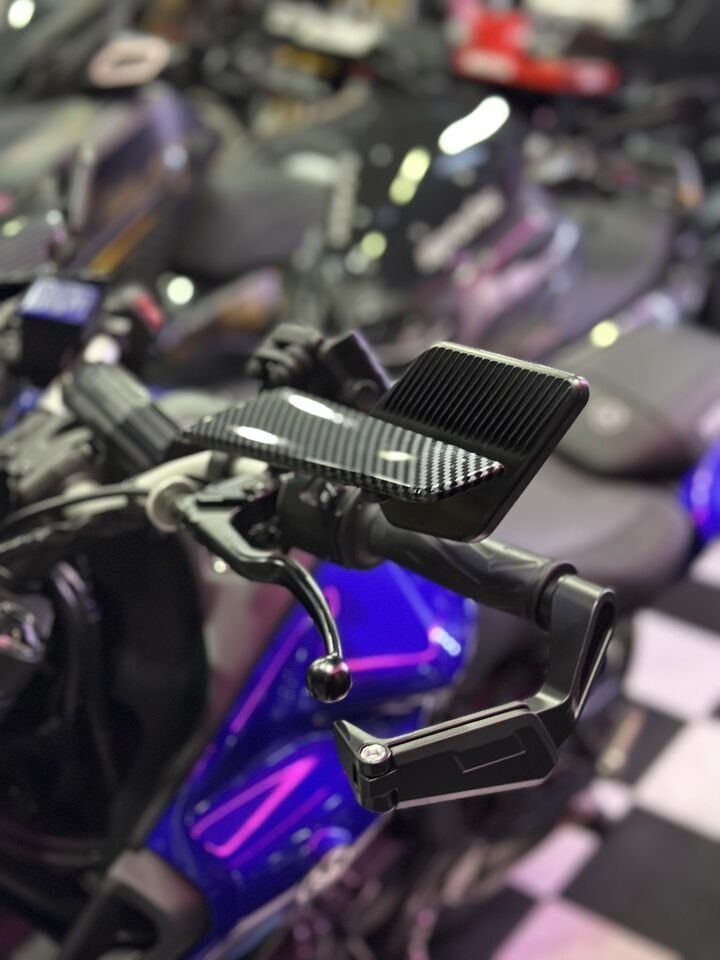 Yamaha Mt-07-Mt-09 H2 Karbon Kanat Ayna Seti New Model