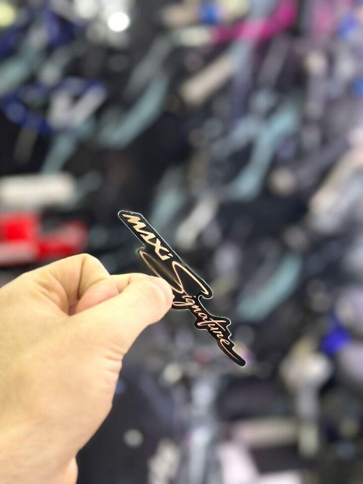 Nmax-Xmax Maxi Signature Logo Amblem Yazı