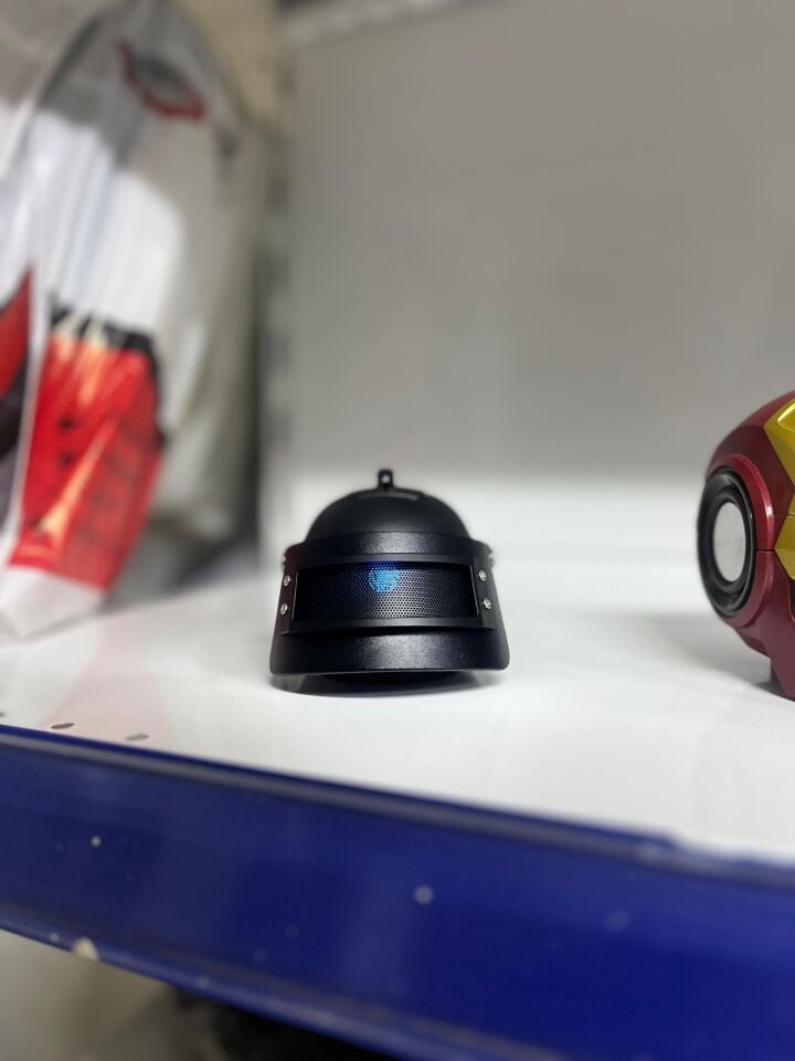kask şeklinde bluetooth hoparlör