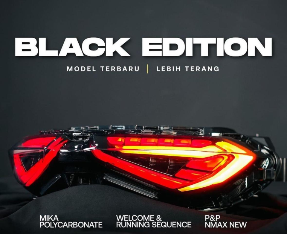 Nmax 125-155  2021-24 Black Edition Stop