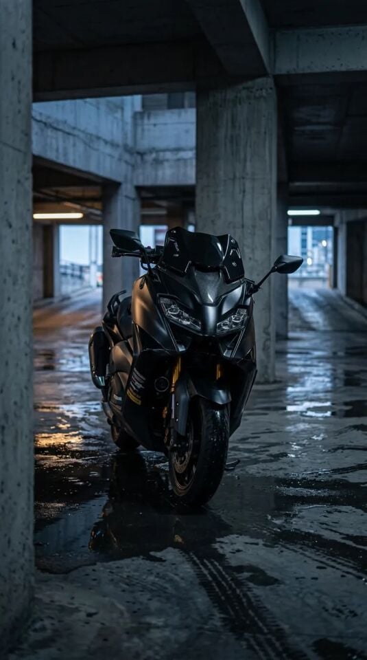 Tmax 560 Spor Ön Cam Siyah