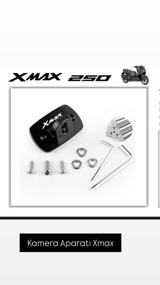 Xmax 250-300 2018-26 Hidrolik Kapak Kamera Aparatı