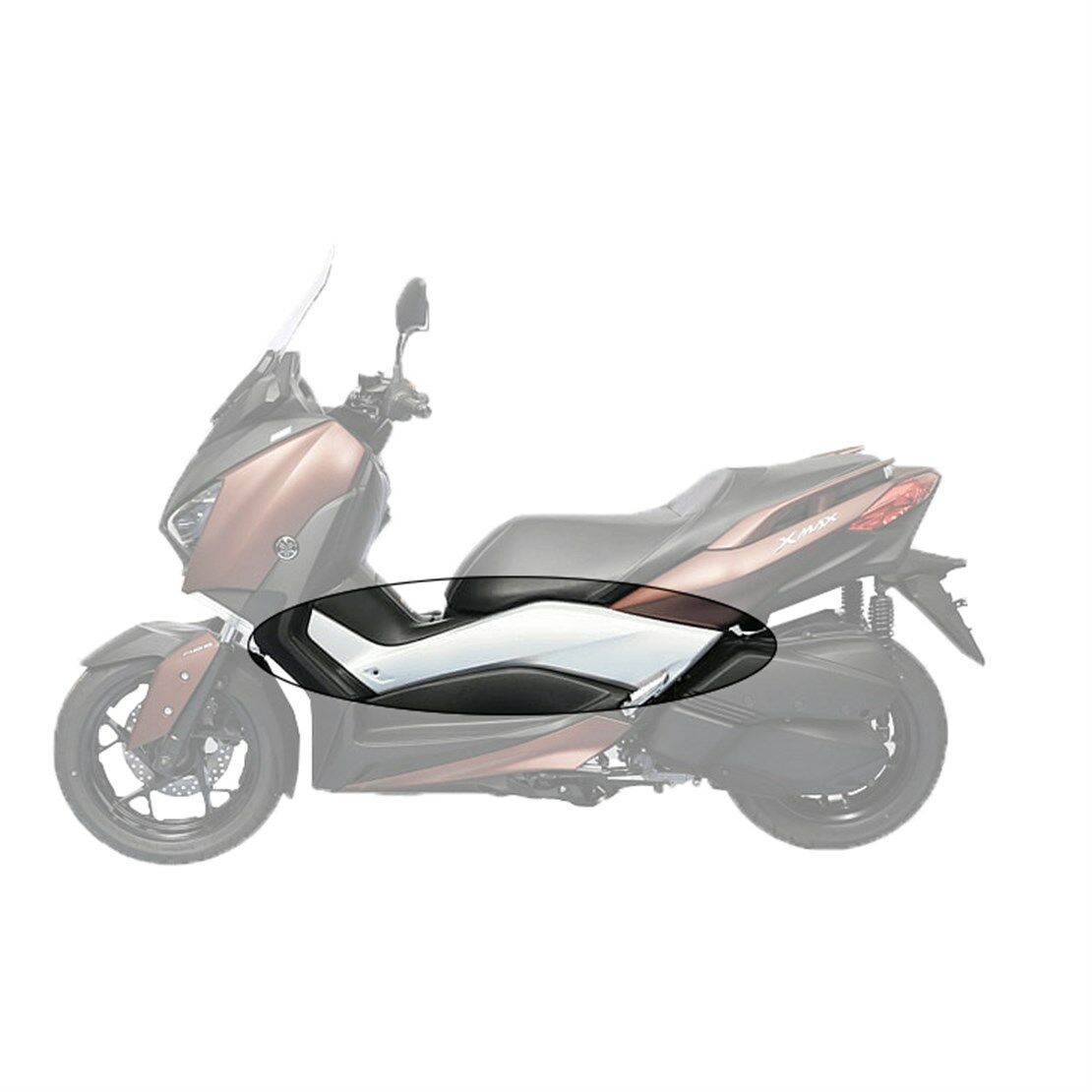 Xmax 250 2018-23 Depo Yan Grenaj Sol Gümüş Gri B74F171100P1