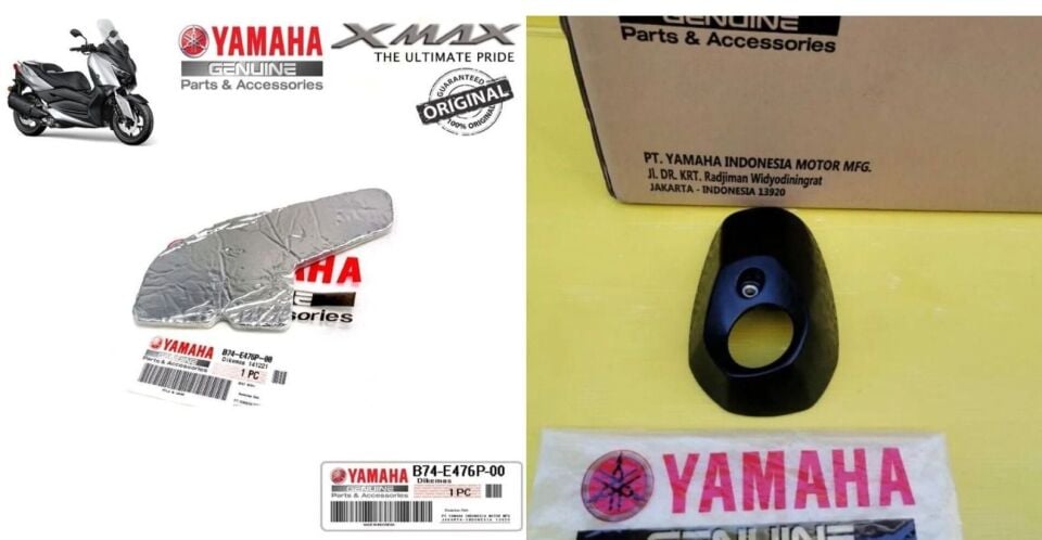 Xmax 250-300 2018-2024 Egzoz Uç Kapak Seti