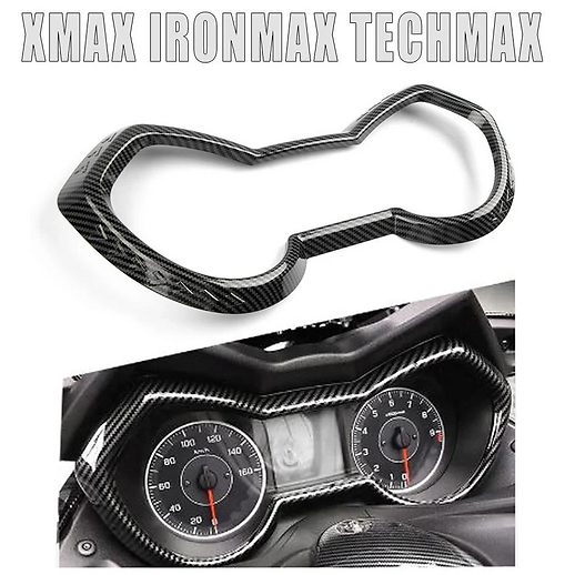 Xmax Tech-Max 125/250/300/400 2018-23 Karbon Km Çerçeve Aksesuar Kapak