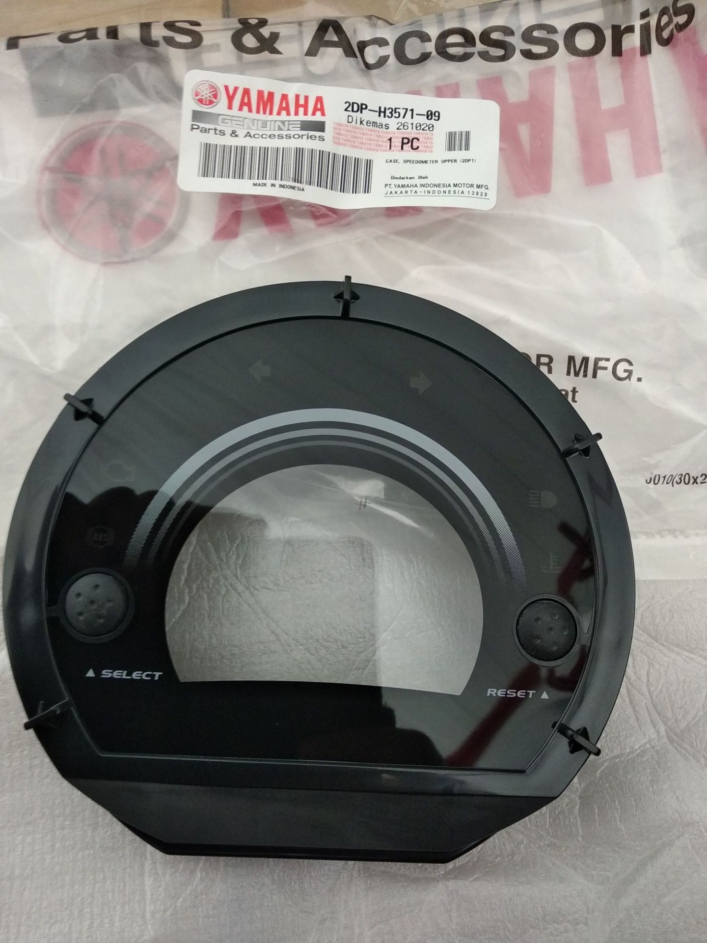 Nmax 125-155 2015-20 Orijinal Kilometre-Gösterge Üst Camı 2DPH357170