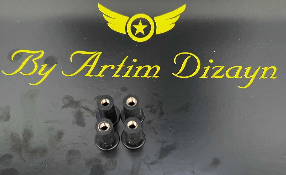 Üniversal Racing Ön Cam Somun Seti 4-Lü Paket Suzuki-Yamaha-Kawasaki-Honda