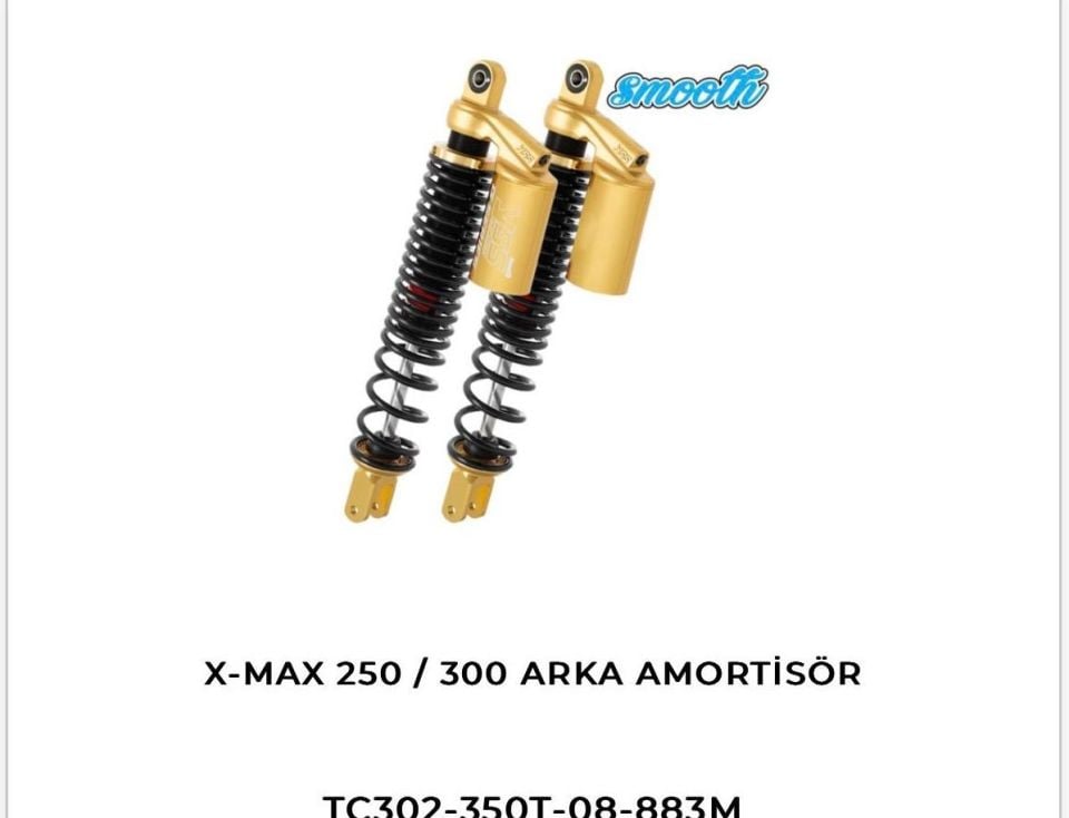 Xmax 250-300 2018-24 Gold Arka Gazlı Amortisör Seti Yss