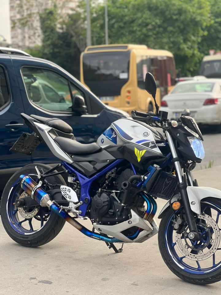 Yamaha Yzf R25-Mt 25 Full System Blue Egzoz Sistemi