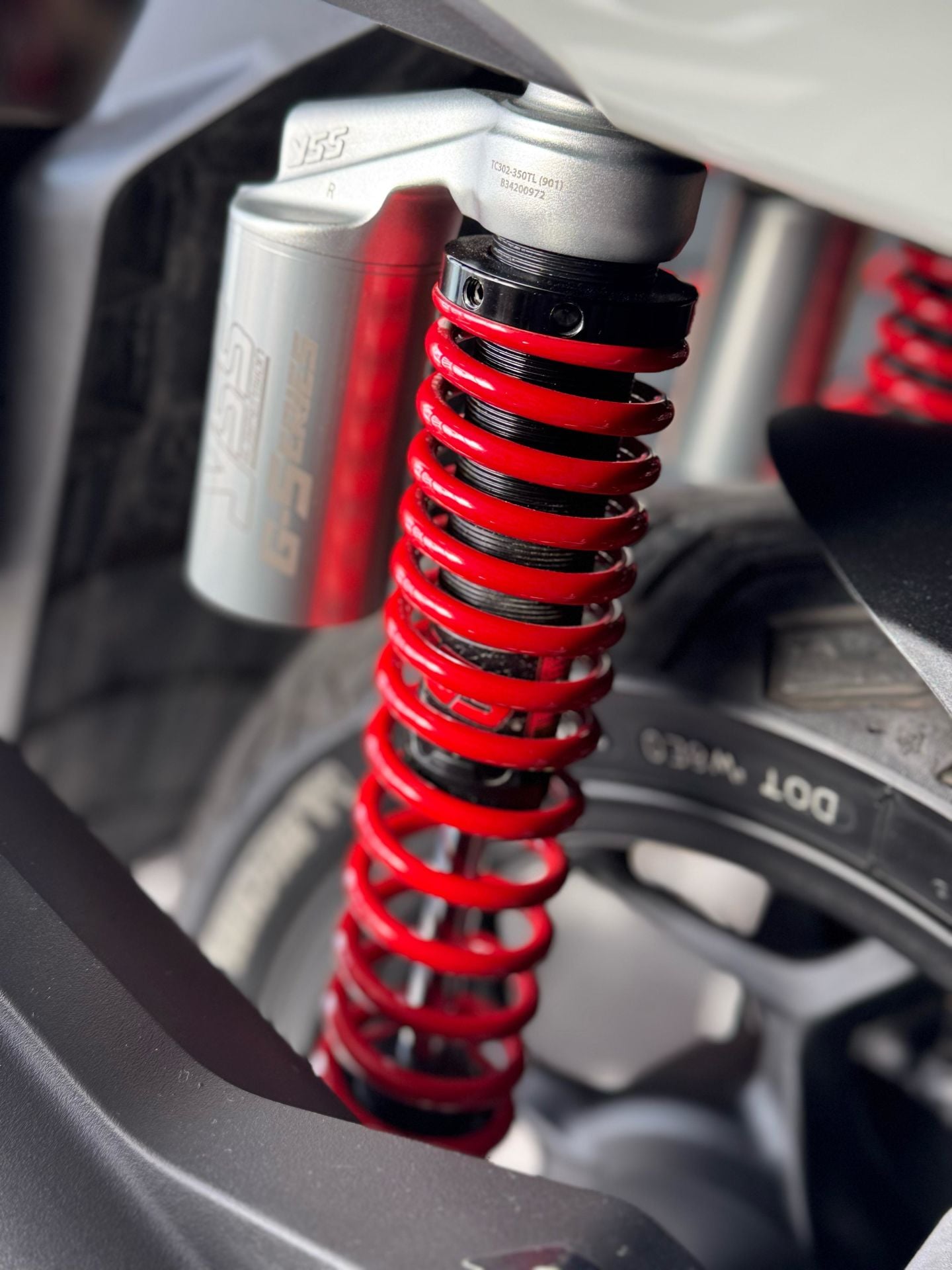 Honda Pcx 125 Gazlı Modifiye Amortisör Red Black