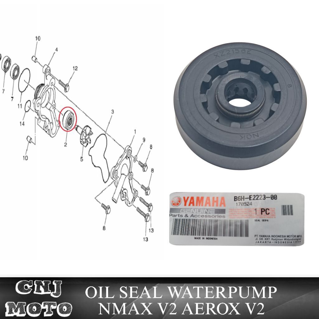 Nmax 2021-2024 Orijinal Devirdaim Keçesi B6HE222300