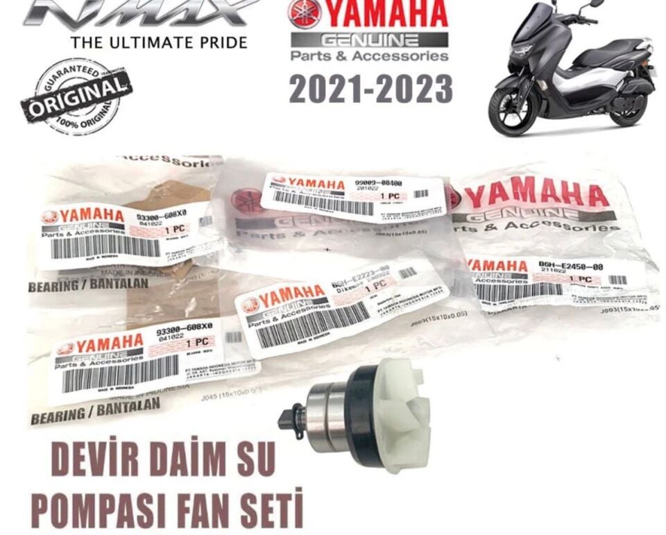 Orijinal Nmax 125-155 2021-24 Devirdaim Su Pompası Fan Seti