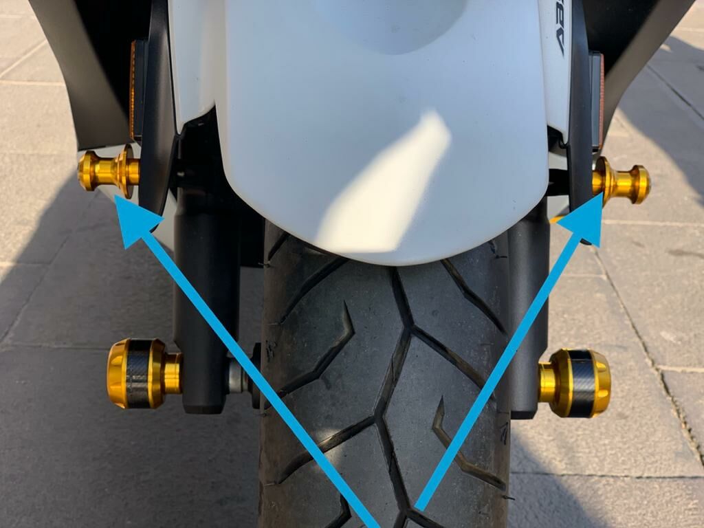 Honda Forza 250 Ön Aks Ve Çamurluk Koruma Seti