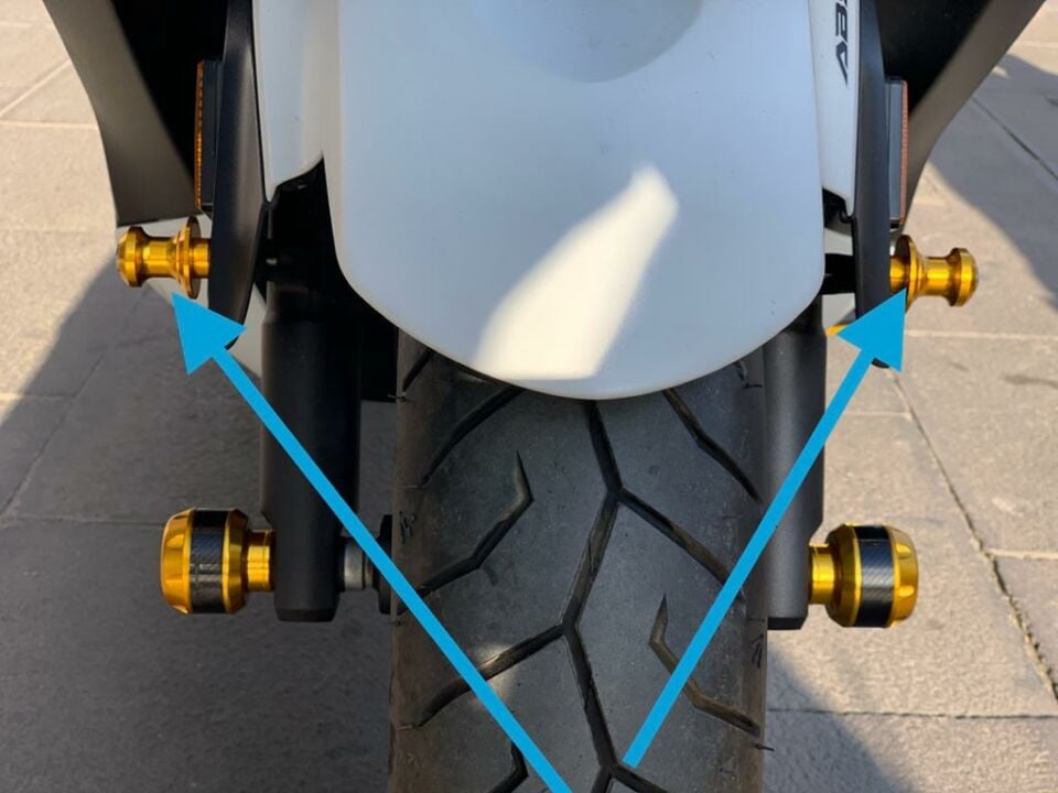 Honda Forza 250 Ön Aks Ve Çamurluk Koruma Seti