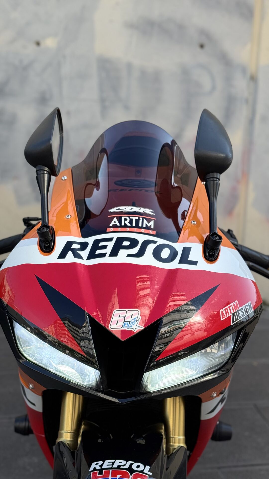 Honda Cbr 600RR 2013-2017 Double Füme Ön Cam